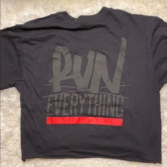 Run Everything Labs Cropped Gym Shirt - Picture 2 of 2